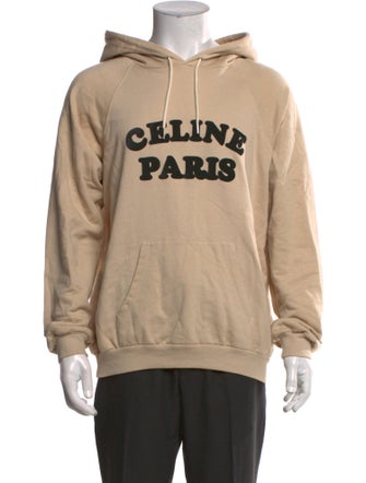 Celine Graphic Print Crew Neck Hoodie