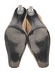 Celine Suede Leather Trim Embellishment Mules