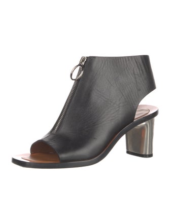 Celine Leather Slingback Sandals