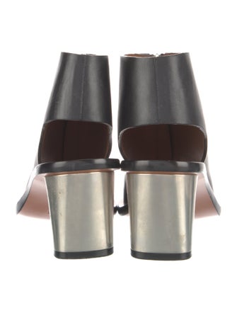 Celine Leather Slingback Sandals