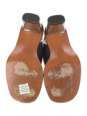 Celine Leather Slingback Sandals