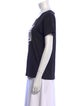 Celine Graphic Print Crew Neck T-Shirt