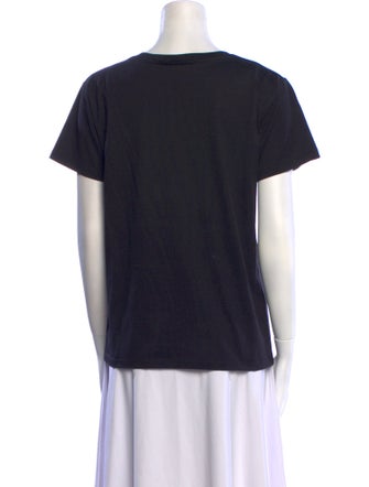 Celine Graphic Print Crew Neck T-Shirt