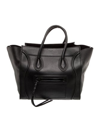 Celine Leather Luggage Phantom Medium