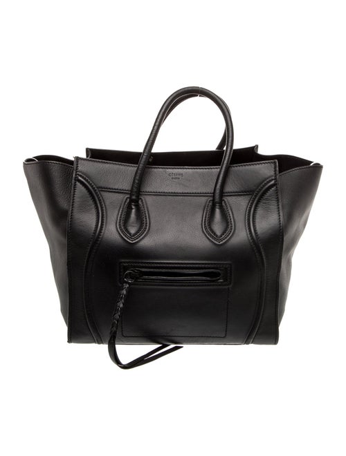 Celine Leather Luggage Phantom Medium