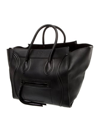 Celine Leather Luggage Phantom Medium