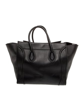 Celine Leather Luggage Phantom Medium