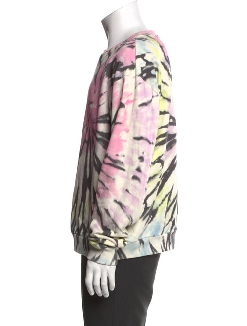 Celine Tie-Dye Print Crew Neck Sweatshirt