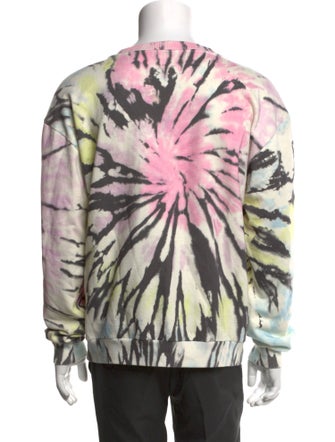 Celine Tie-Dye Print Crew Neck Sweatshirt