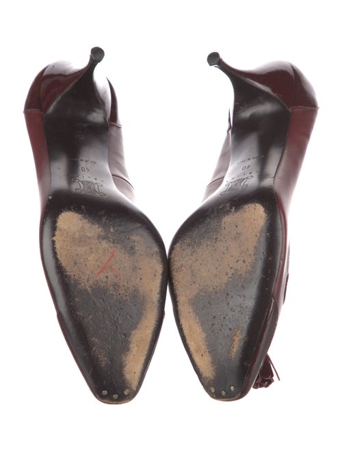 Celine Leather Lasercut Accents Pumps