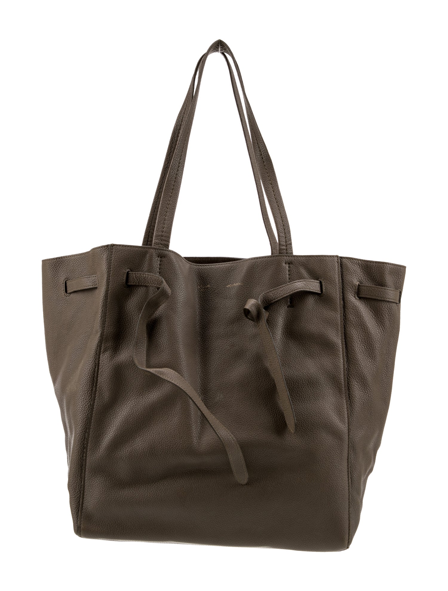 Celine Leather Cabas Phantom w/Belt Medium