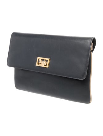 Celine Leather Clutch