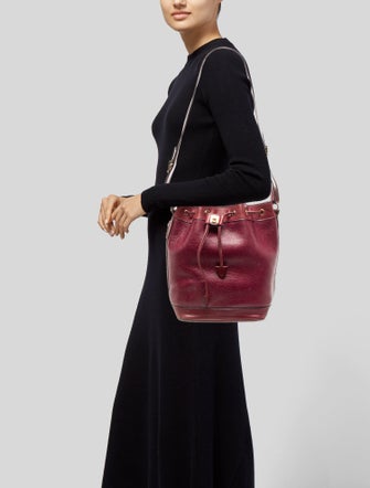 Celine Leather Bucket Bag