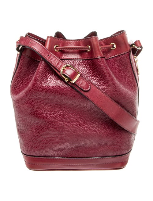 Celine Leather Bucket Bag