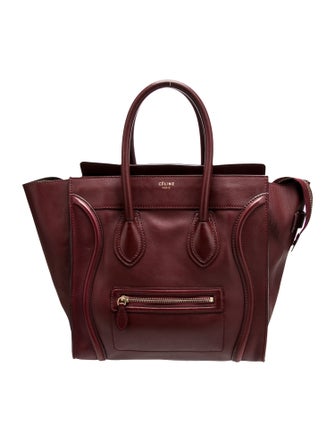Celine Leather Luggage Mini