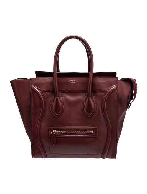 Celine Leather Luggage Mini