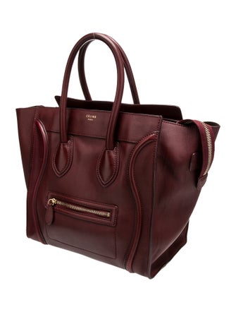 Celine Leather Luggage Mini