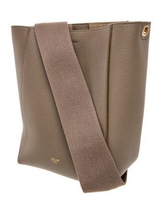 Celine Leather Seau Sangle