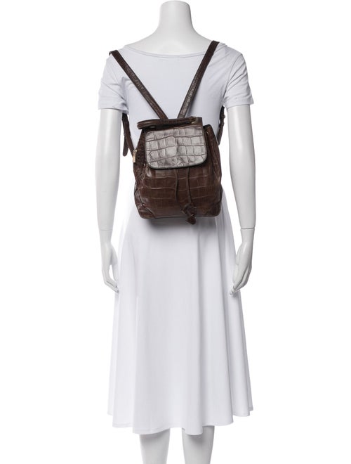 Celine Embossed Leather Backpack