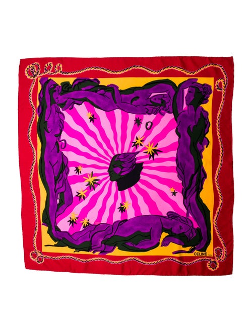Celine Silk Printed Scarf