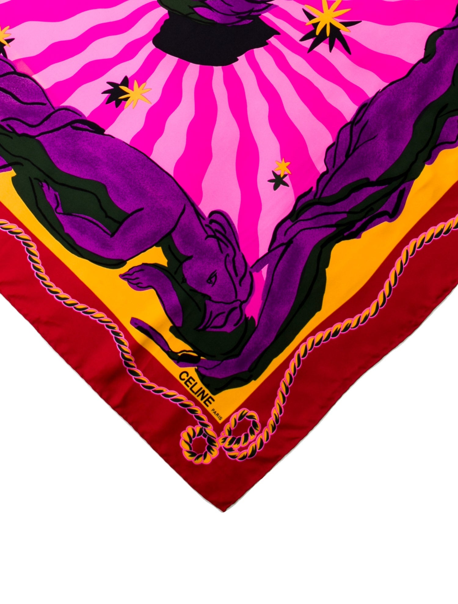 Celine Silk Printed Scarf