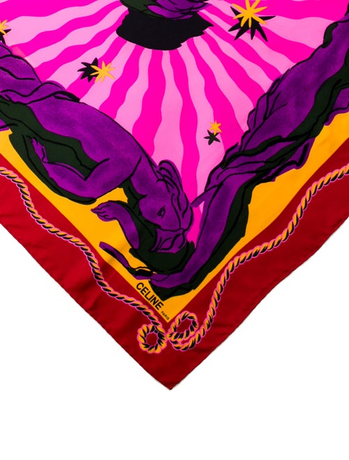 Celine Silk Printed Scarf
