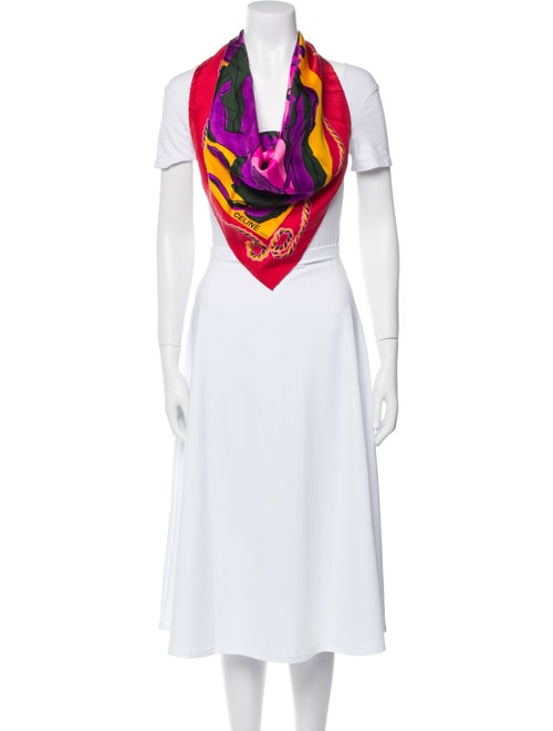 Celine Silk Printed Scarf