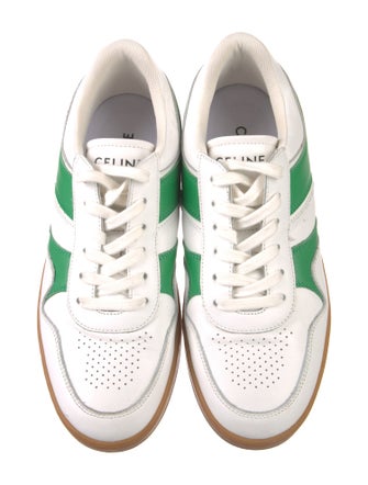 Celine Leather Colorblock Pattern Sneakers