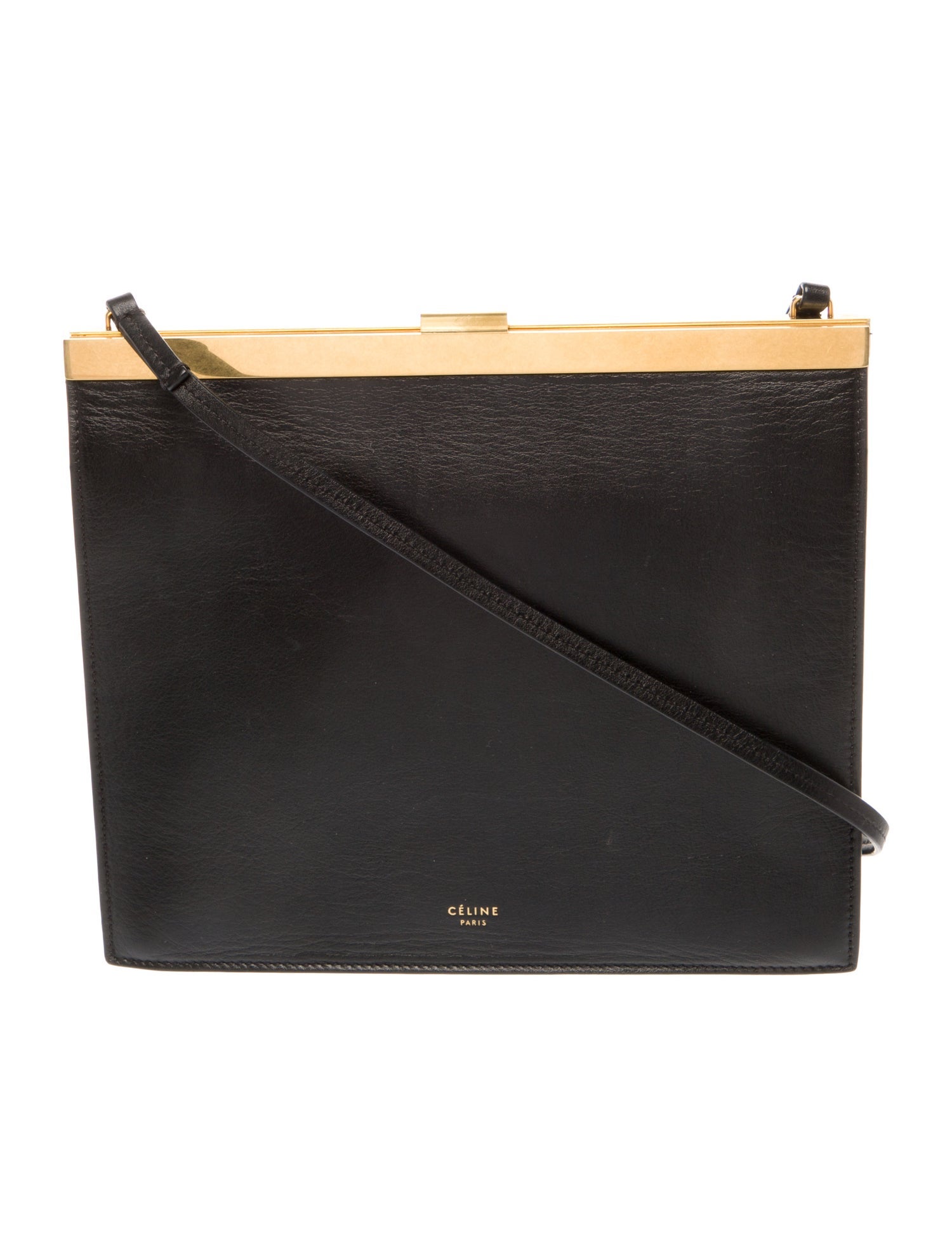 Celine Leather Clasp Mini