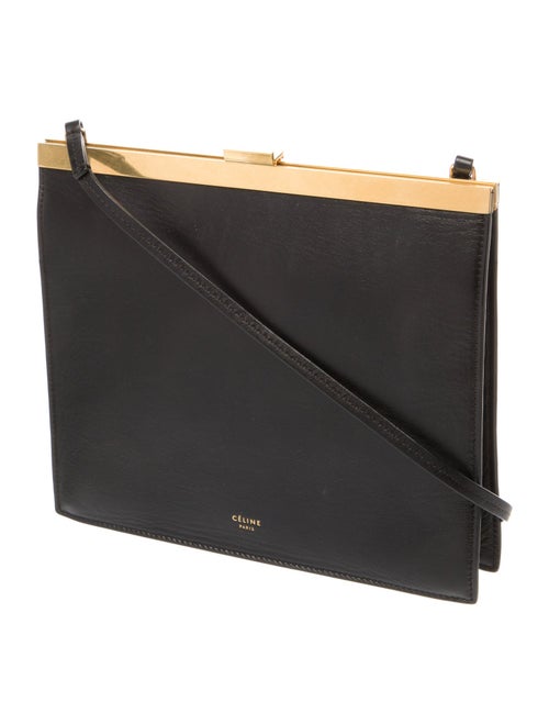 Celine Leather Clasp Mini
