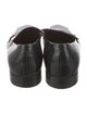 Celine Leather Chain-Link Accents Loafers