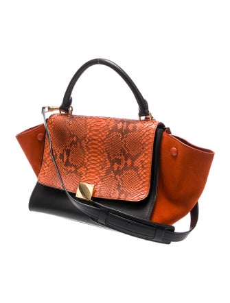 Celine Leather Trapeze Small