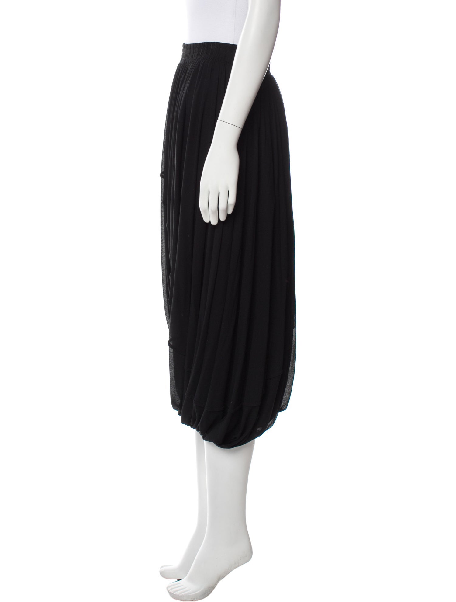 Celine Ruffle Embellishment Midi Length Skirt