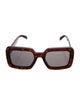 Celine Printed Polarized Sunglasses Square Sunglasses
