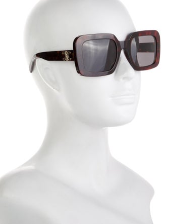 Celine Printed Polarized Sunglasses Square Sunglasses