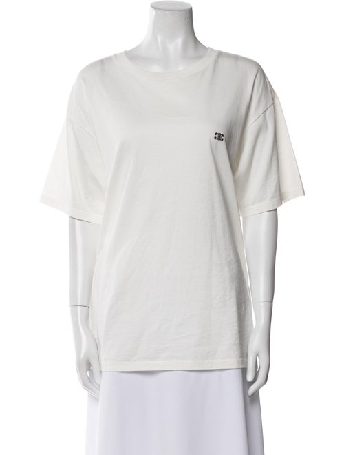 Celine Scoop Neck Short Sleeve T-Shirt