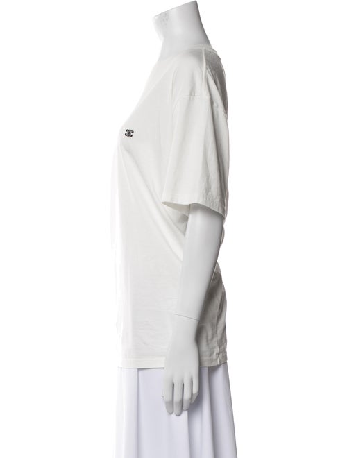 Celine Scoop Neck Short Sleeve T-Shirt