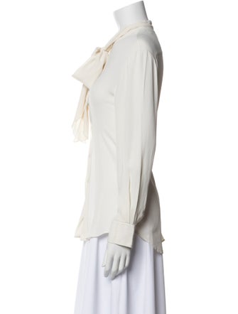 Celine V-Neck Long Sleeve Blouse