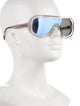 Celine Shield Tinted Sunglasses