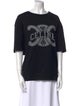 Celine Graphic Print Crew Neck T-Shirt