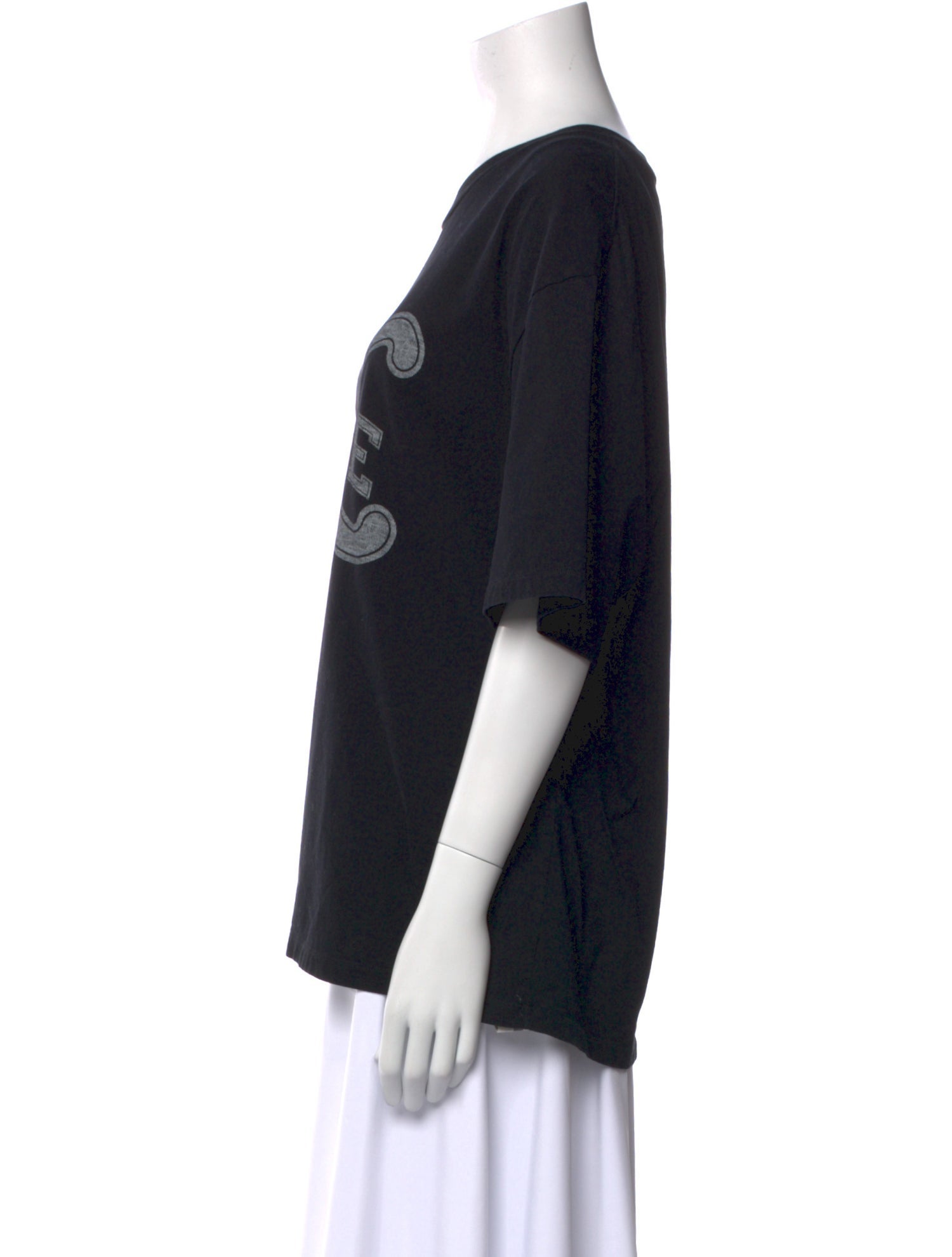 Celine Graphic Print Crew Neck T-Shirt