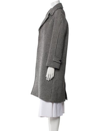 Celine 2019 Houndstooth Mac Coat
