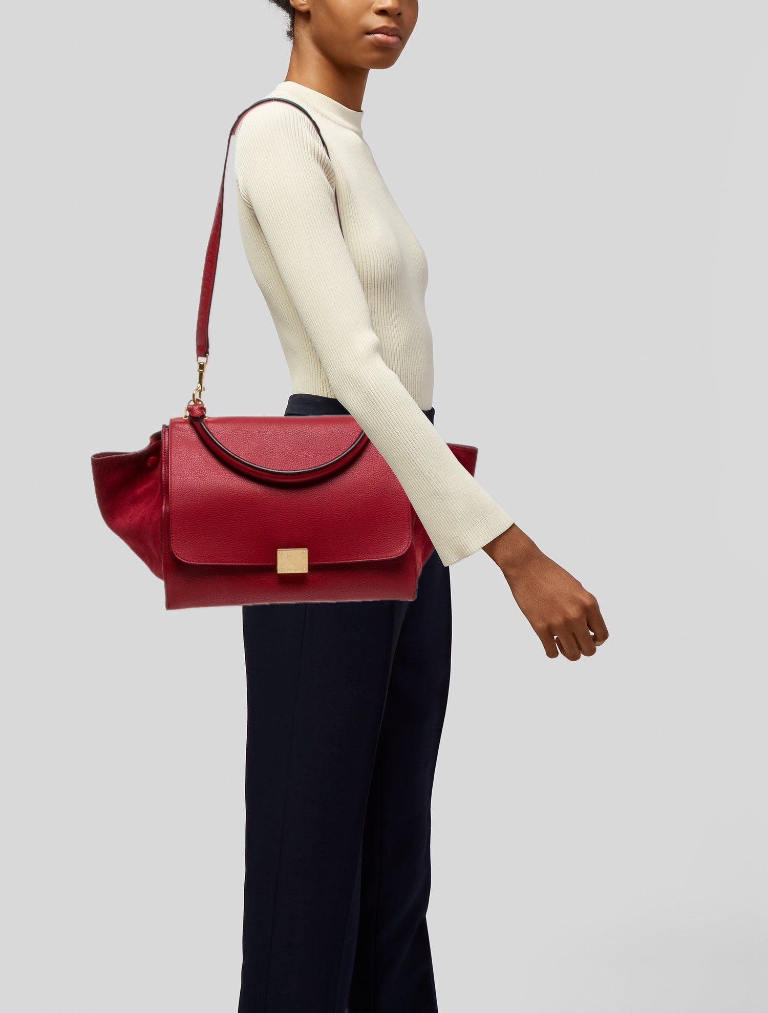 Celine Leather Trapeze Medium