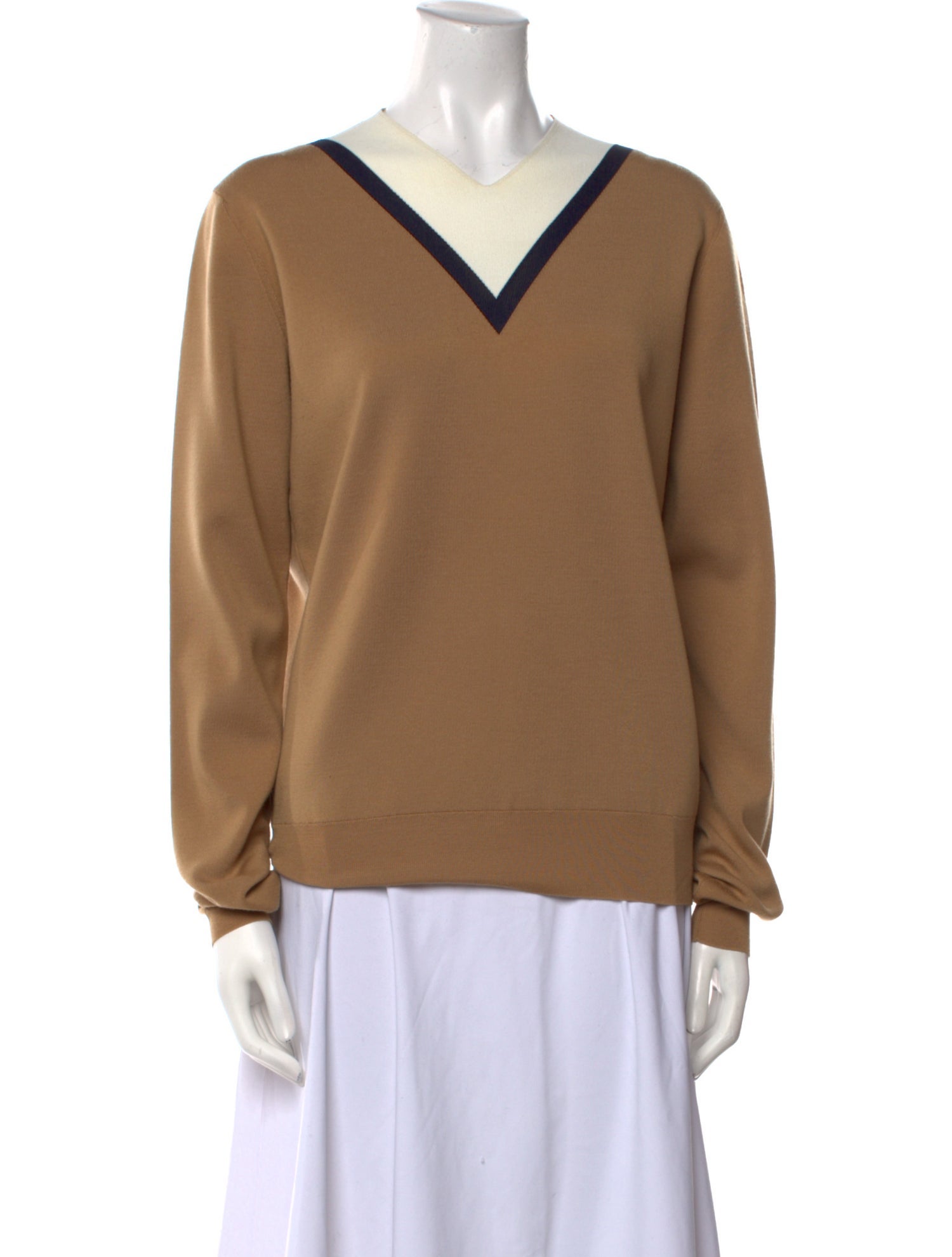 Celine Wool V-Neck Sweater