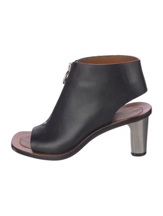 Celine Leather Lace-Up Boots