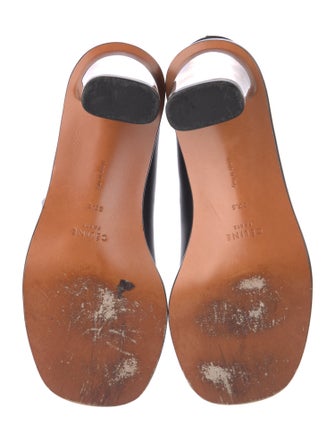 Celine Leather Lace-Up Boots