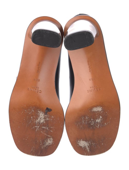 Celine Leather Lace-Up Boots