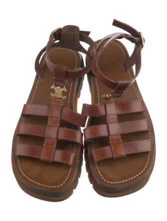Celine Leather Gladiator Sandals