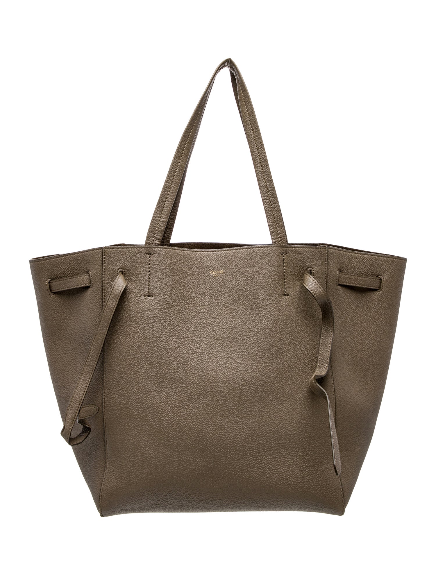 Celine Leather Cabas Phantom w/Belt Small 2022