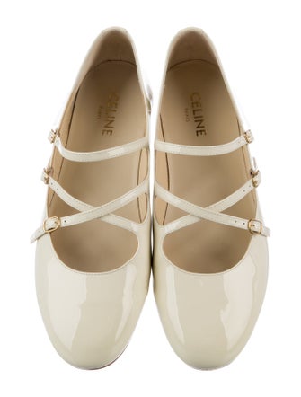 Celine Patent Leather Mary Jane Flats